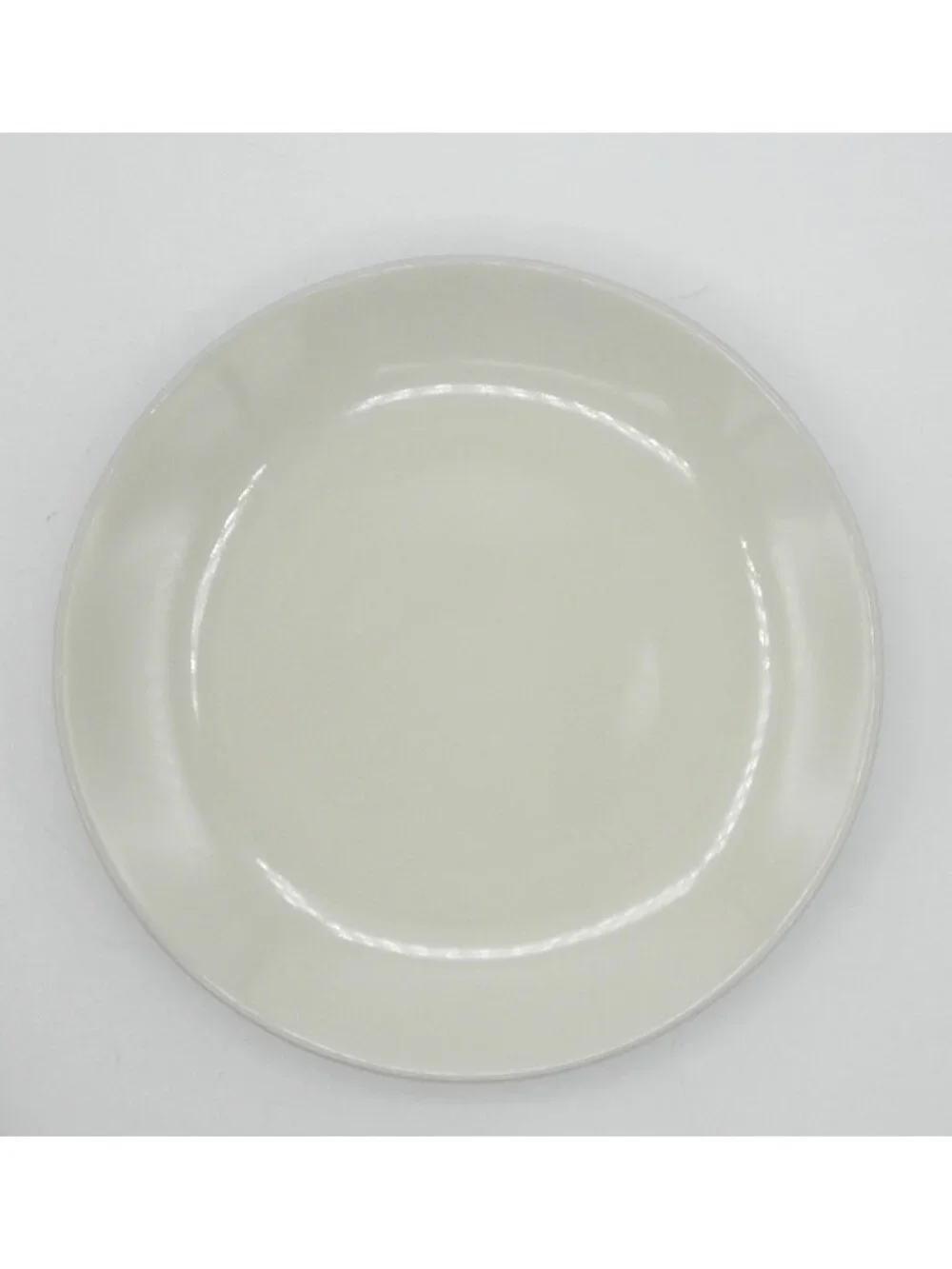 355 by IKEA of Sweden 7-7/8” Round Salad Plates 12011 Beige Set of 4 IK 365